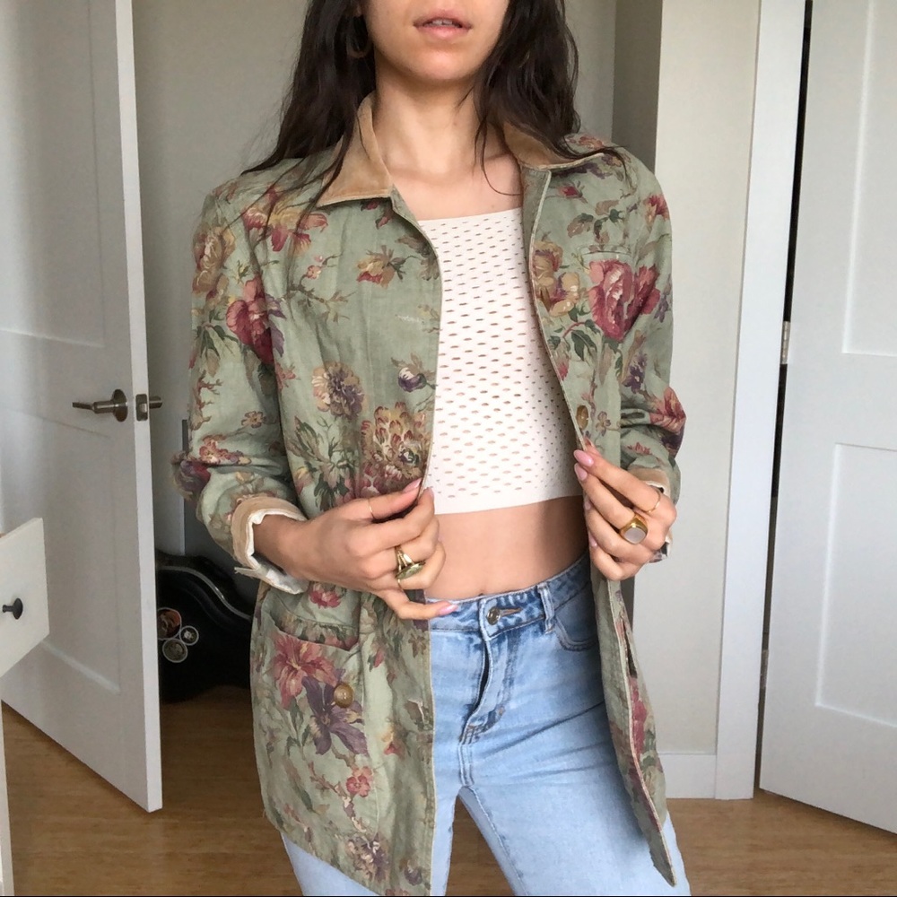 Vintage Floral Shacket
